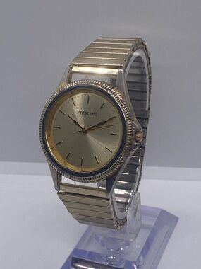 Prescott Men's Gold Tone Quartz Watch